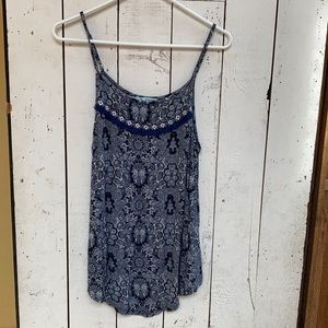 Maurices Blue Floral Camisole